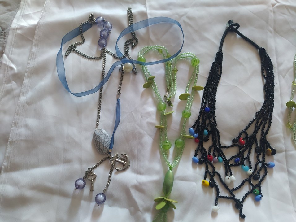 Renkli Boncuklu Uzun Bohem Kadın Kolyesi - Görsel 4