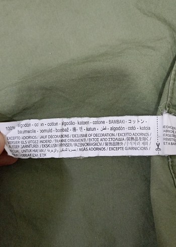 Yeşil Erkek Keten Fermuarlı Mont - Görsel 10