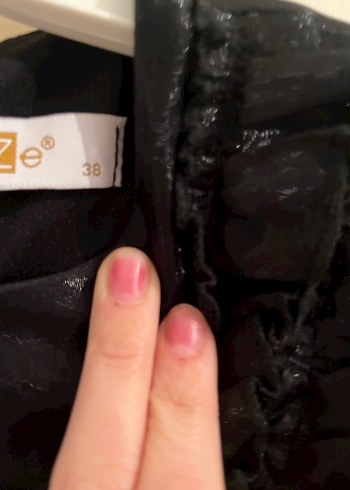 siyah tül abiye - Görsel 4