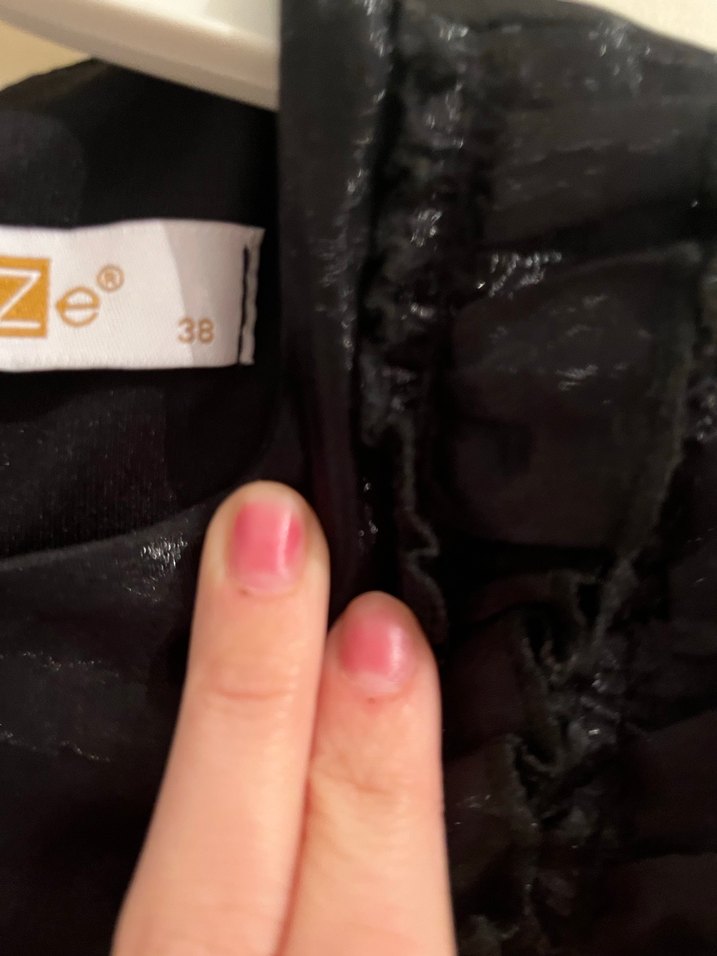 siyah tül abiye - Görsel 4