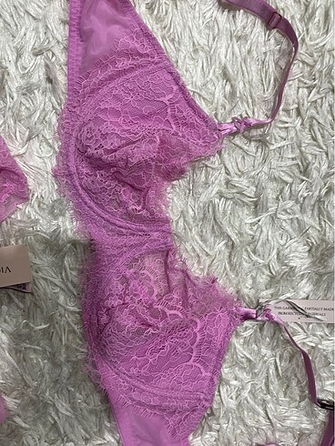 m Beden pembe Renk Victoria secret pembe iç çamaşırı takımı