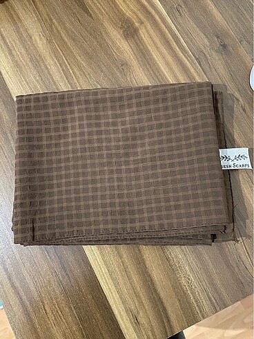 Fresh scarfs kahverengi şal