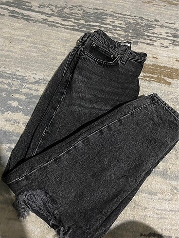 36 Beden siyah Renk Mom jean