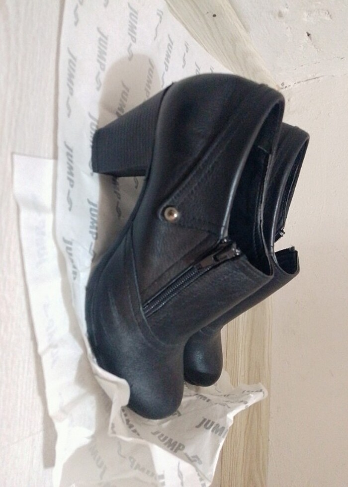 Topuklu deri ayakkabı  - Görsel 4