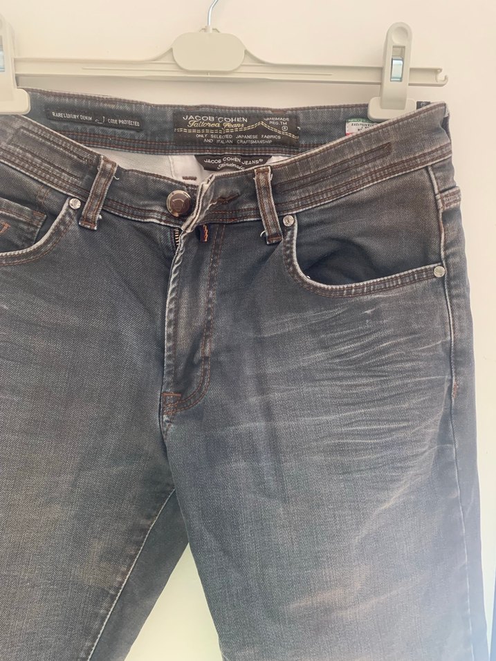 Gri Erkek Denim Jean Pantolon - Görsel 2