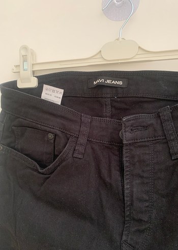 Düğmeli Siyah Erkek Slim Fit Kot Pantolon - Görsel 2