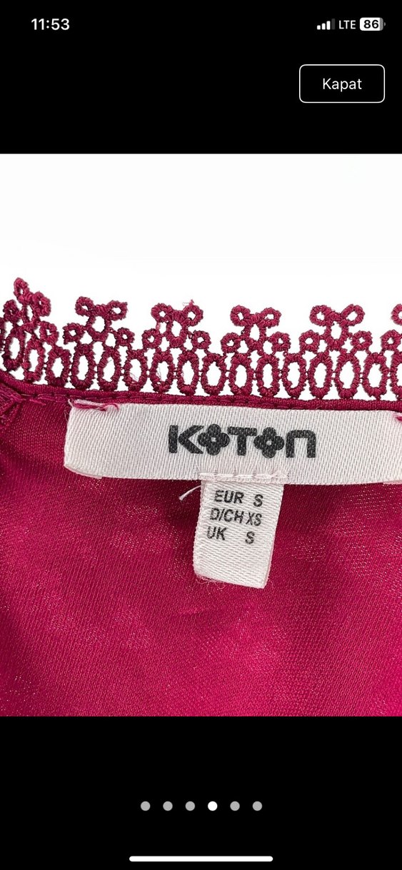 Bordo Dantel Detaylı Uzun Kollu Uzun Elbise - Görsel 2