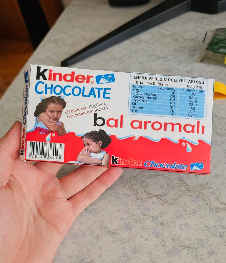 Kişiye özel kinder chocolate kutusu - Görsel 2