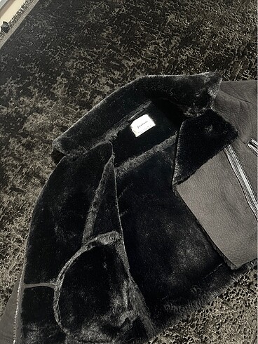 s Beden siyah Renk Stradivarius biker ceket