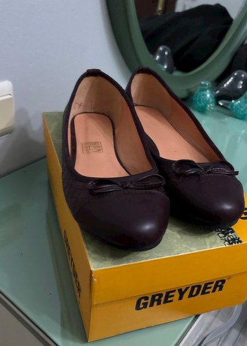 Kahverengi Tokalı Kadın Düz Ayakkabı - Görsel 4