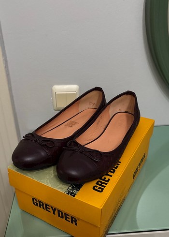 Kahverengi Tokalı Kadın Düz Ayakkabı - Görsel 2