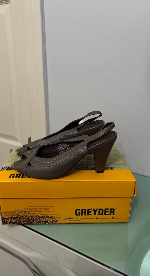 Gri Kadın Dolgu Topuklu Ayakkabı - Görsel 3