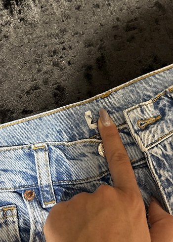 Mavi jean zara wide leg - Görsel 2