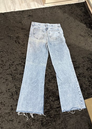 Mavi jean zara wide leg - Görsel 3