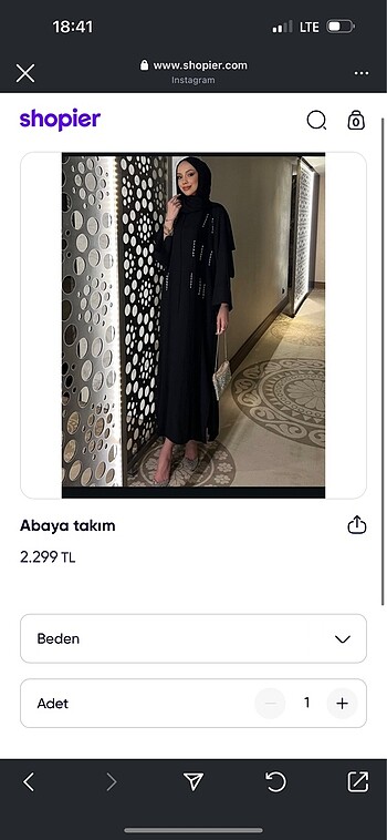 m Beden siyah Renk Abaya
