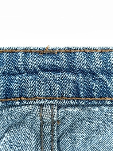 36 Beden mavi Renk Vintage Love Mini Şort %70 İndirimli.