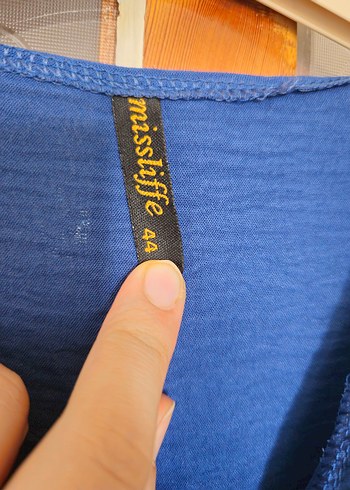 Uzun Lacivert Tesettür Kimono - Görsel 4