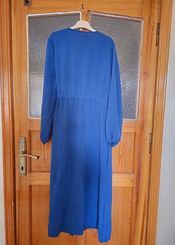 Uzun Lacivert Tesettür Kimono - Görsel 2