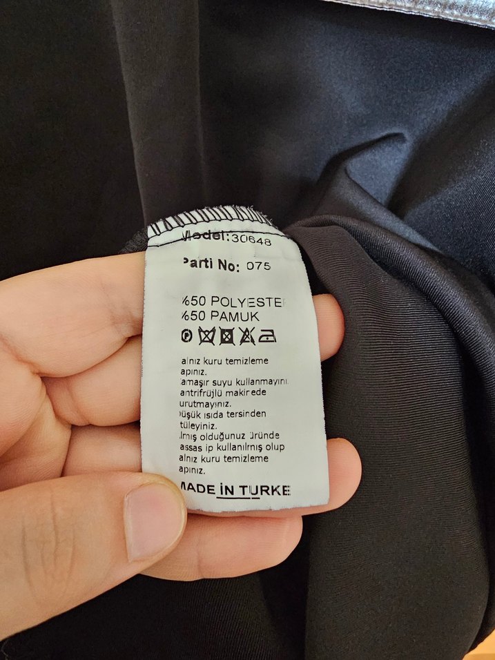 Kadın Siyah Uzun Kollu Salaş Sweatshirt - Görsel 5