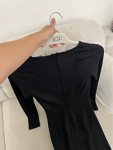 xs Beden siyah Renk Siyah Elbise Detaylı
