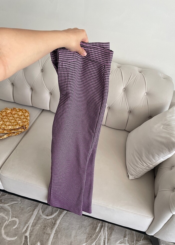 Zara Kazayağı Desenli Pantolon Sıfır - Görsel 2