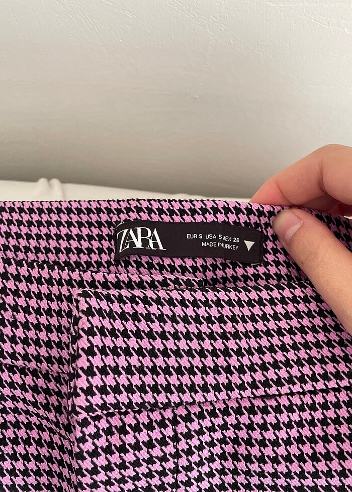 Zara Kazayağı Desenli Pantolon Sıfır - Görsel 5
