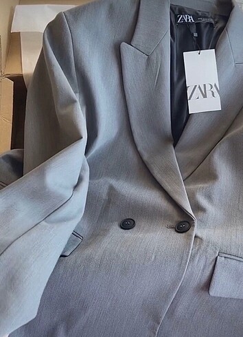 m Beden Gri Blazer Ceket