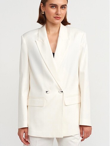 Ekru Blazer ceket