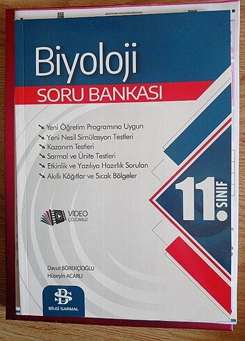Bilgi sarmal 11. Sınıf biyoloji soru Bankası 