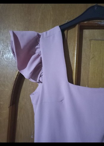 pembe abiye elbise - Görsel 2