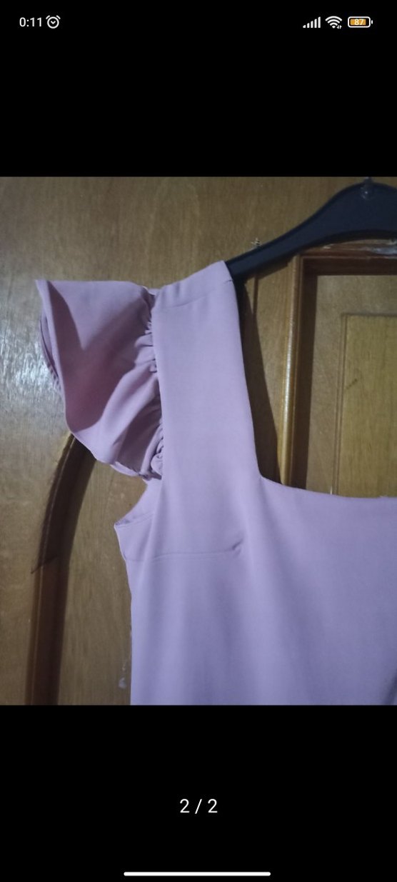 pembe abiye elbise - Görsel 2