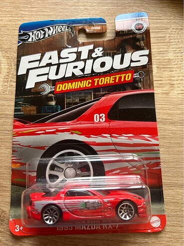  hot wheels açılmamış mazda rx7 fast furious