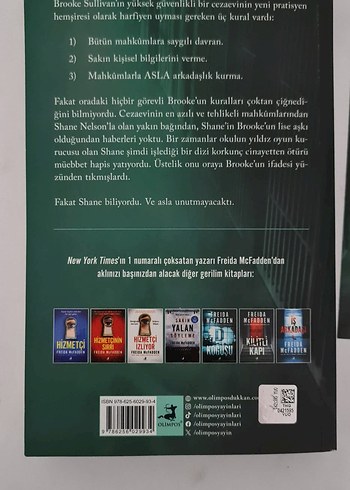 Mahkûm - Freida McFadden - Görsel 2