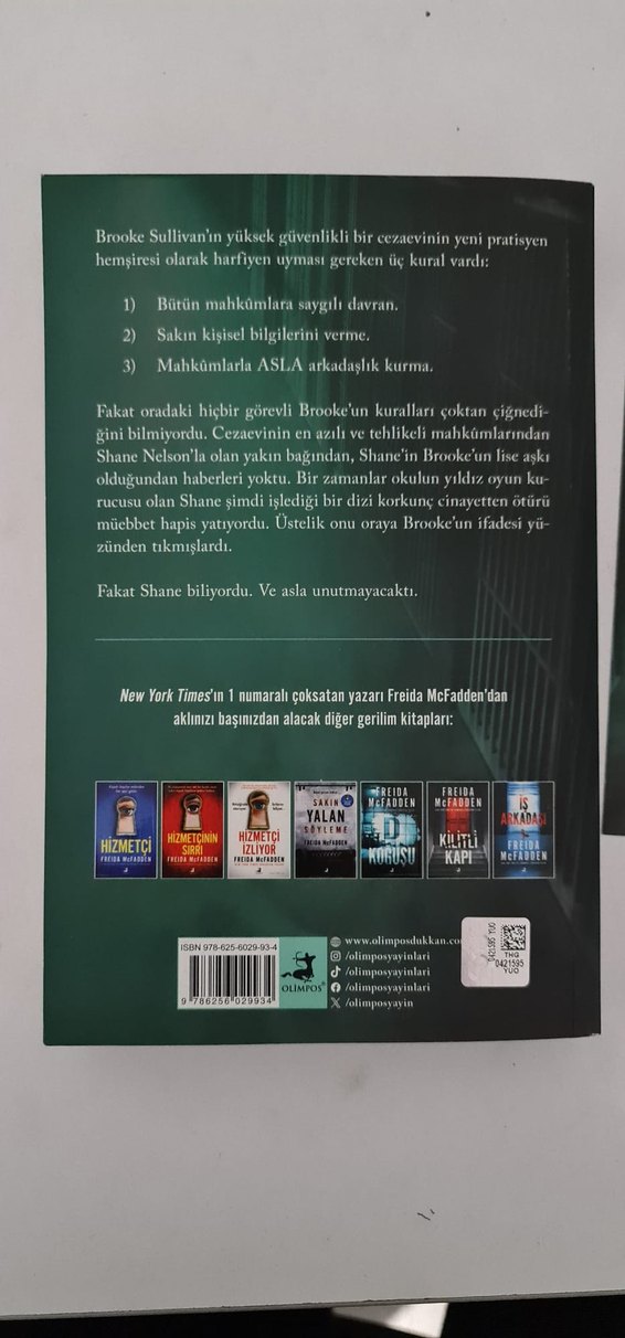 Mahkûm - Freida McFadden - Görsel 2