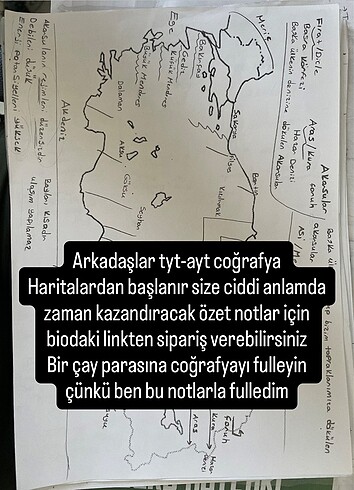 YKS 2026 Tyt Coğrafya Özet Notu