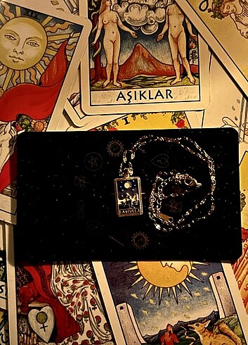 Diğer TAROT YILDIZ KOLYE Gold