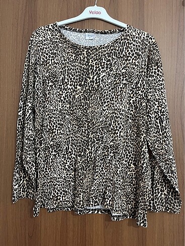 Leopar kadın bluz