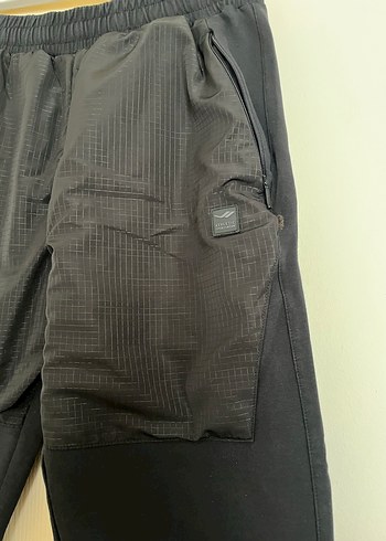 Erkek Siyah Outdoor Kemerli Spor Pantolon - Görsel 3