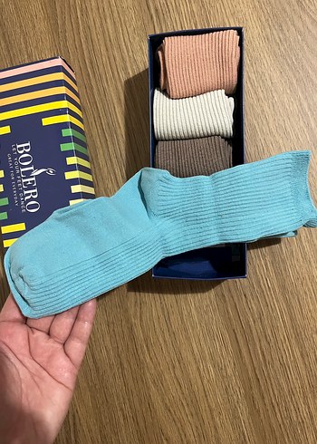 37 Beden Çorap Seti Pastel Renkli