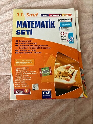 11. Sınıf matematik seti ÇAP