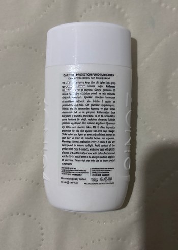 Sinoz SPF50 Günlük Sıvı Güneş Koruyucu - Görsel 2