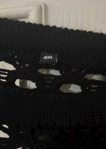 Dantelli Siyah Uzun Örme Etek - Görsel 2