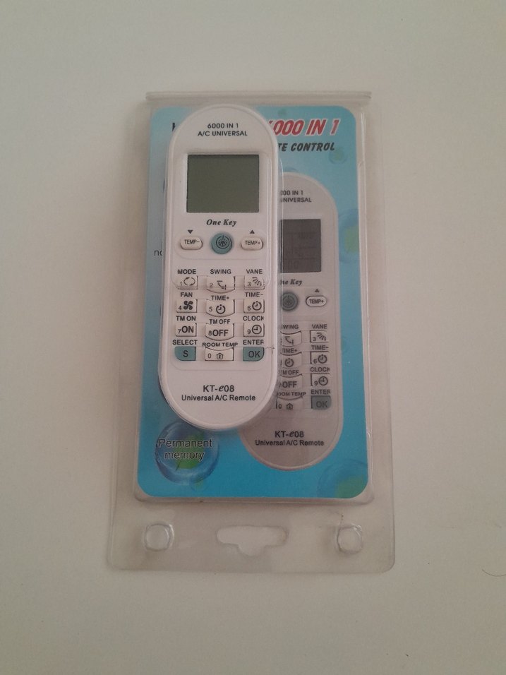 Beyaz Evrensel Klima Kumandası TECONTROL - Görsel 5