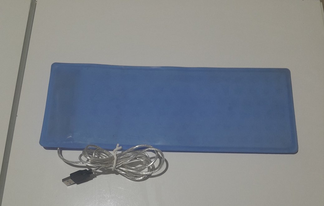 Renkli Mavi Silikon Klavye - Görsel 5