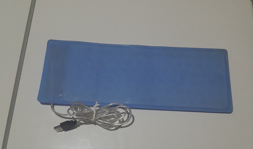 Renkli Mavi Silikon Klavye - Görsel 2