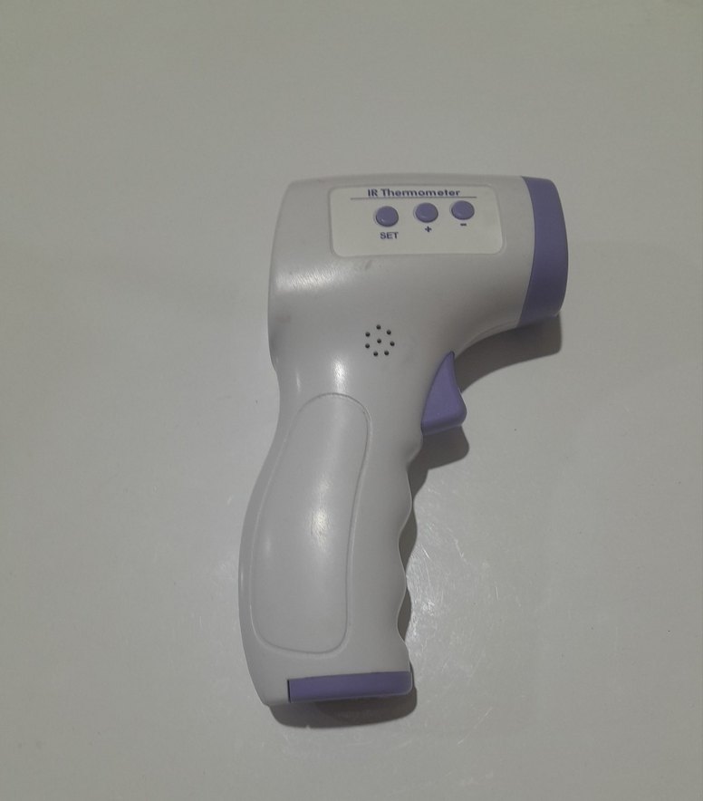 Gri Temassız Dijital Ateş Ölçer - Görsel 4