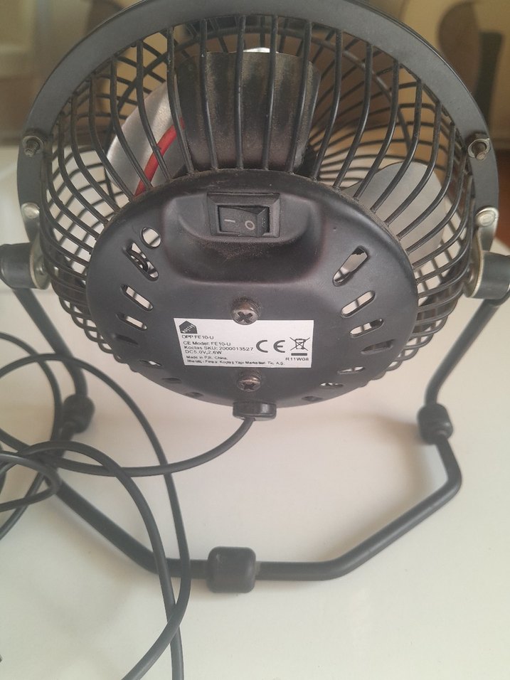 Usb  Masaüstü Mini Vantilatör - Görsel 5