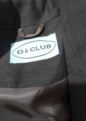 Düğmeli Kahverengi Kadın Blazer Ceket - Görsel 6