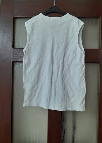 Noon Beyaz fitilli tshirt