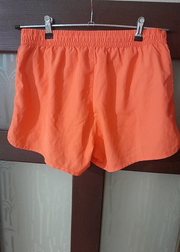 Turuncu Rahat Mini Şort - Görsel 2